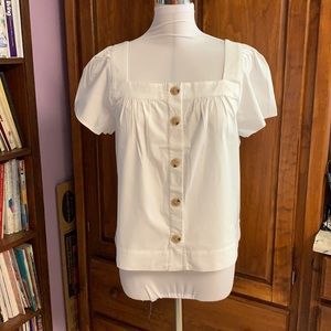 J. Crew White Blouse